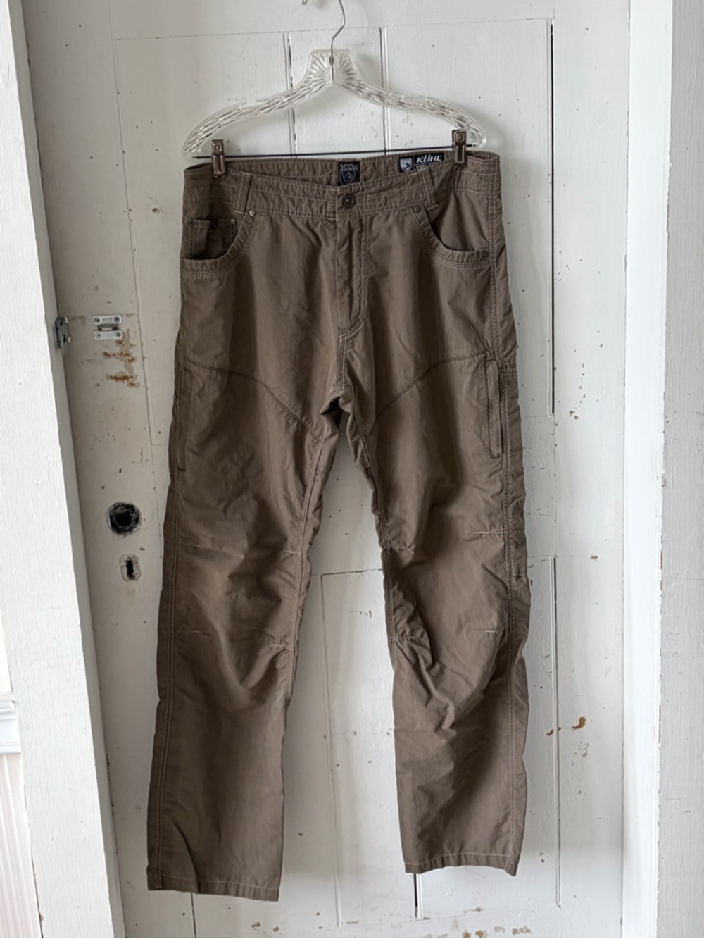 Kuhl Men's Tan Cargo Pants Utility Hiking Outdoor Trousers
